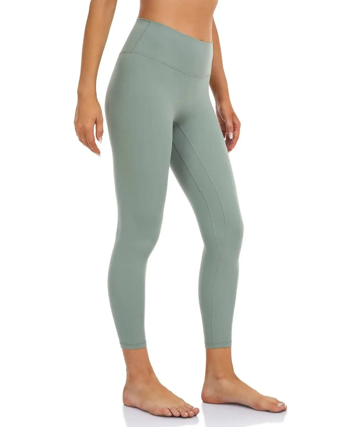 25" No Front Seam High Waist Leggings