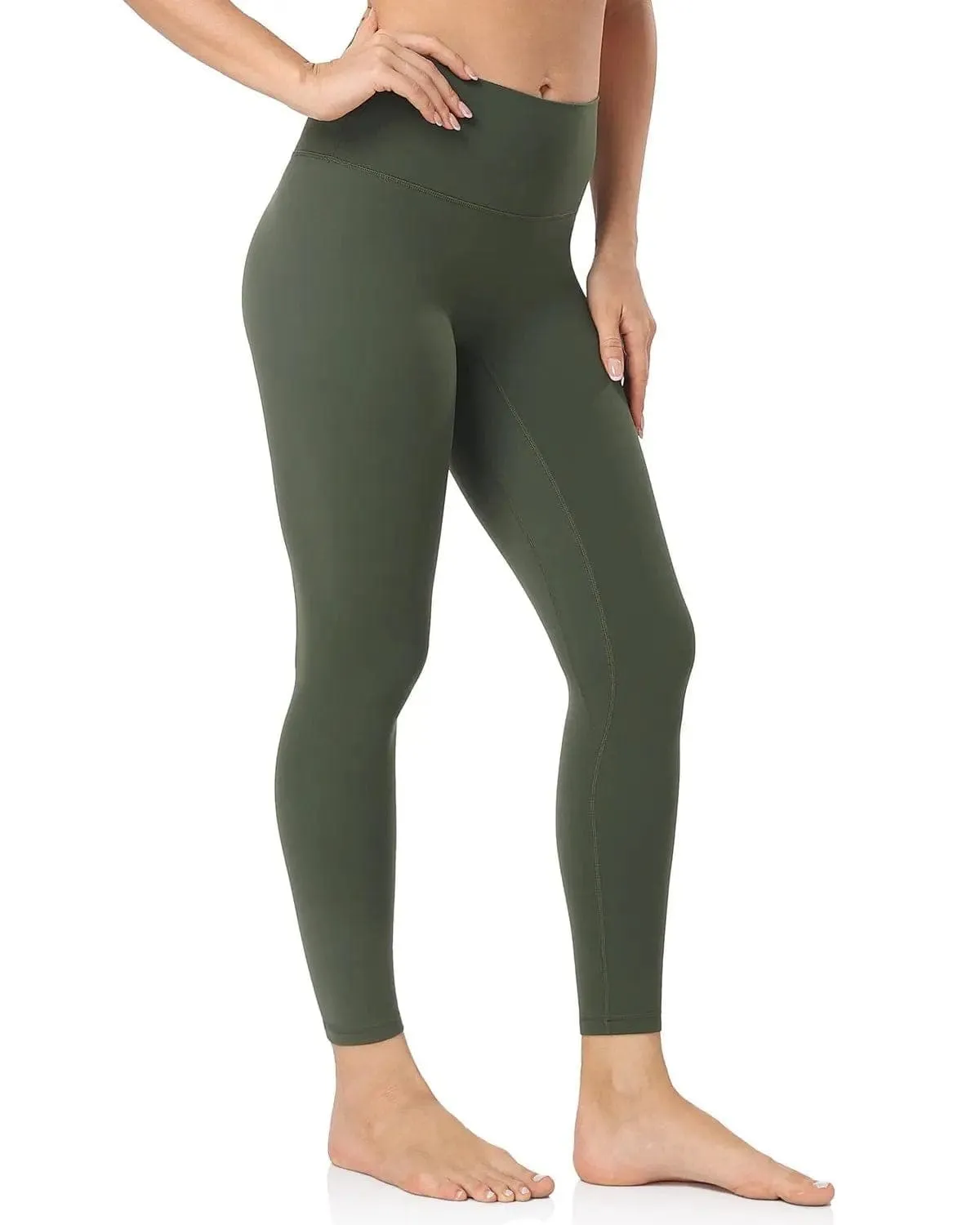 25" No Front Seam High Waist Leggings