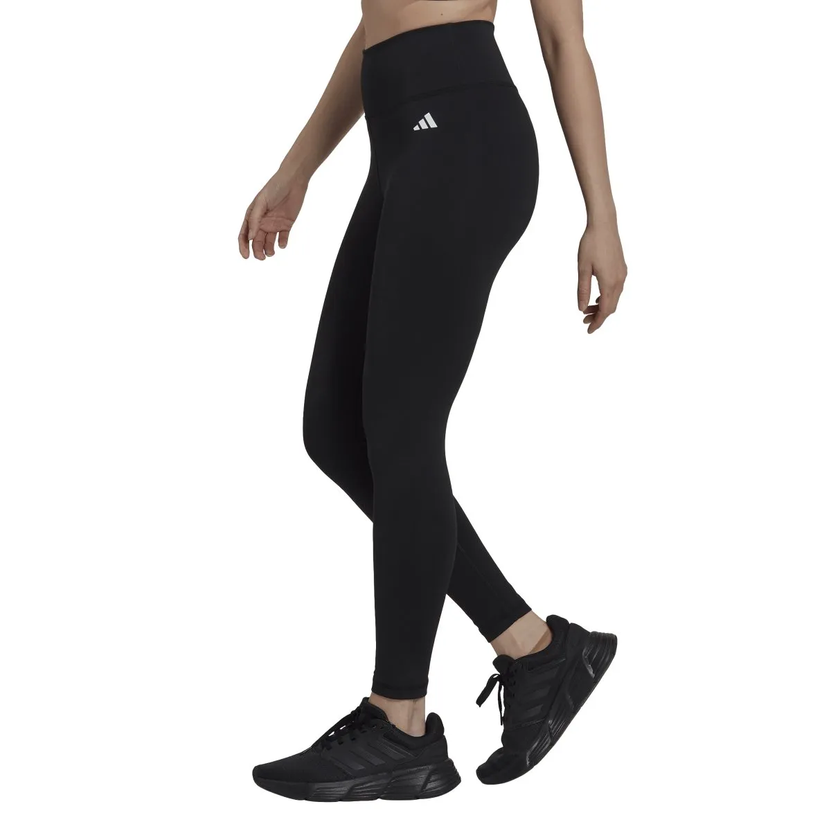 ADIDAS WOMEN'S TRAINING ESSENTIALS HIGH-WAISTED 7/8 BLACK TIGHTS