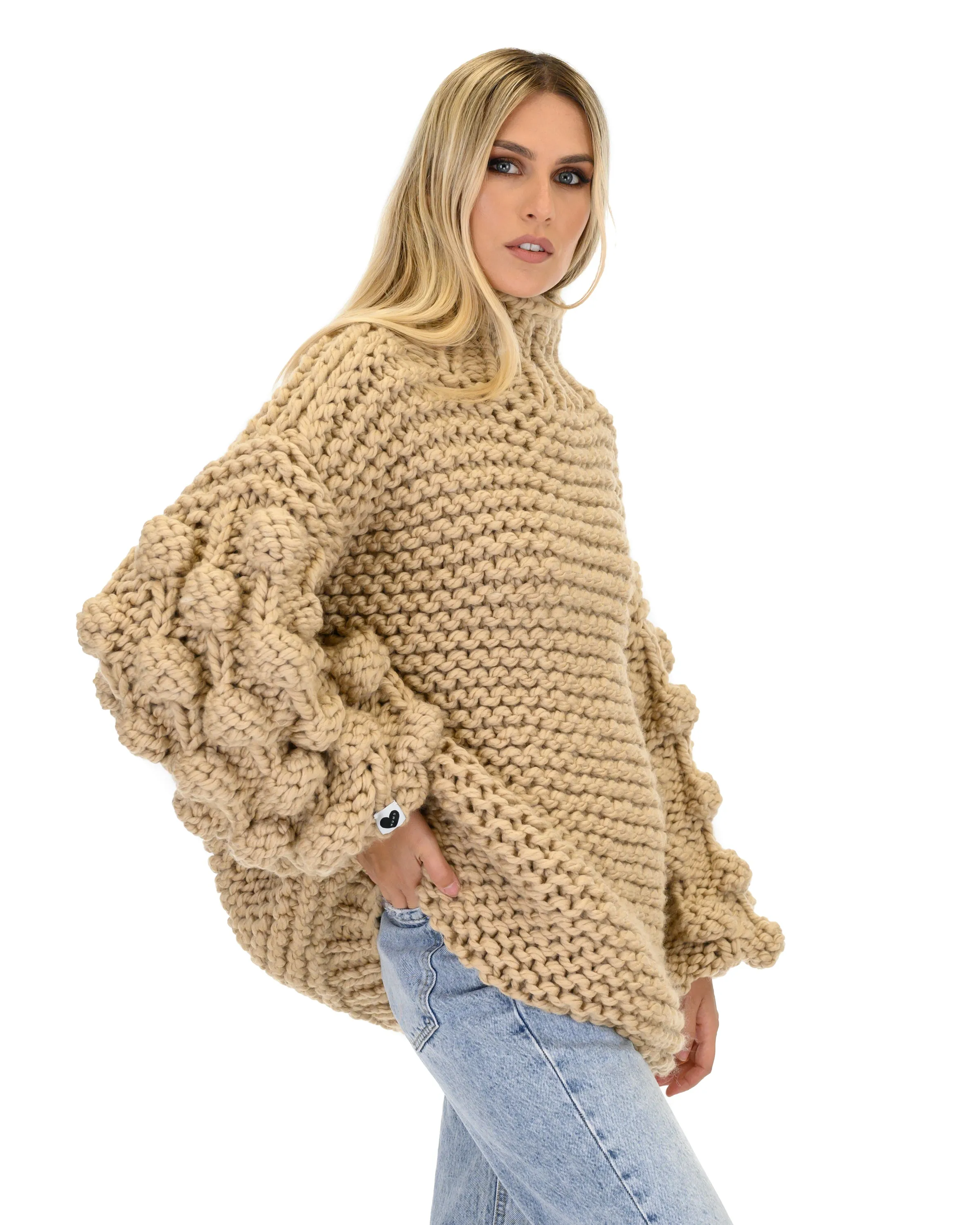 Bubble Sleeve Sweater