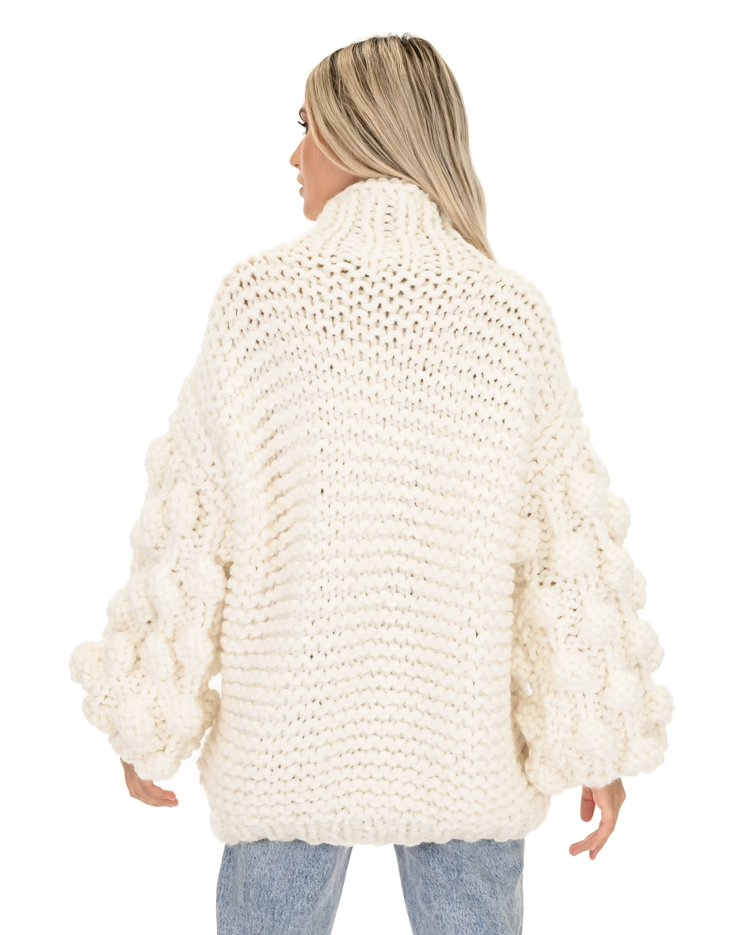 Bubble Sleeve Sweater