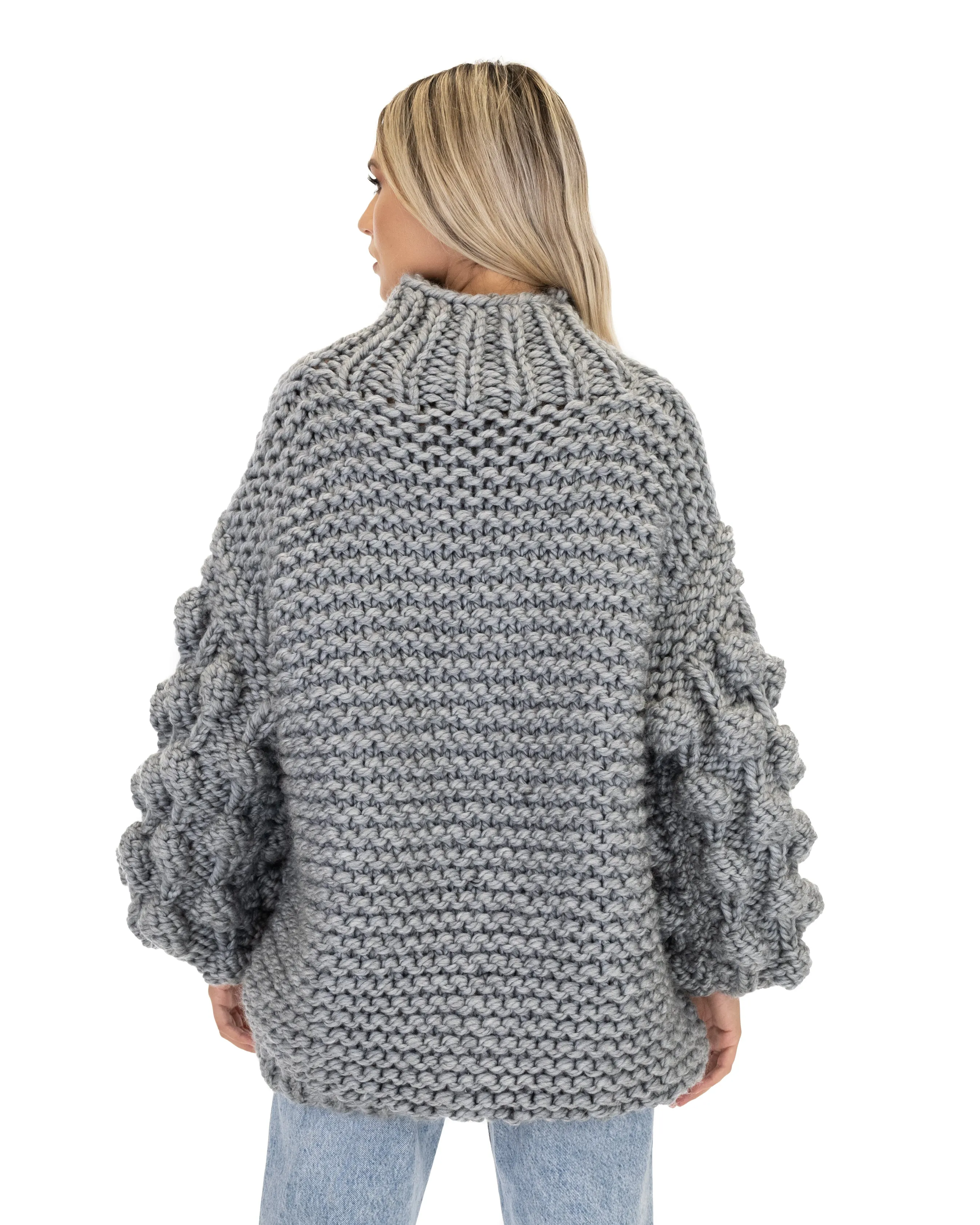 Bubble Sleeve Sweater