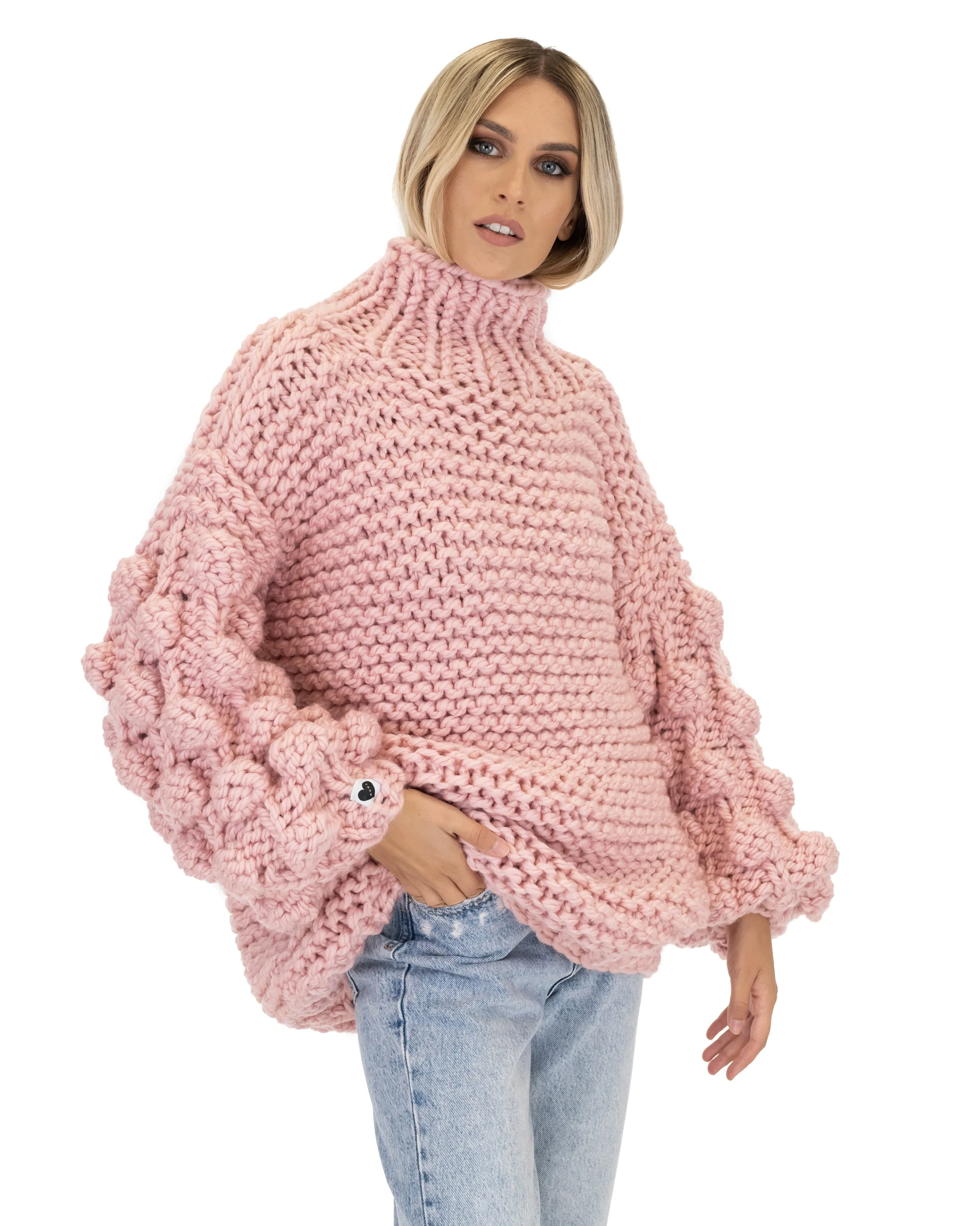 Bubble Sleeve Sweater