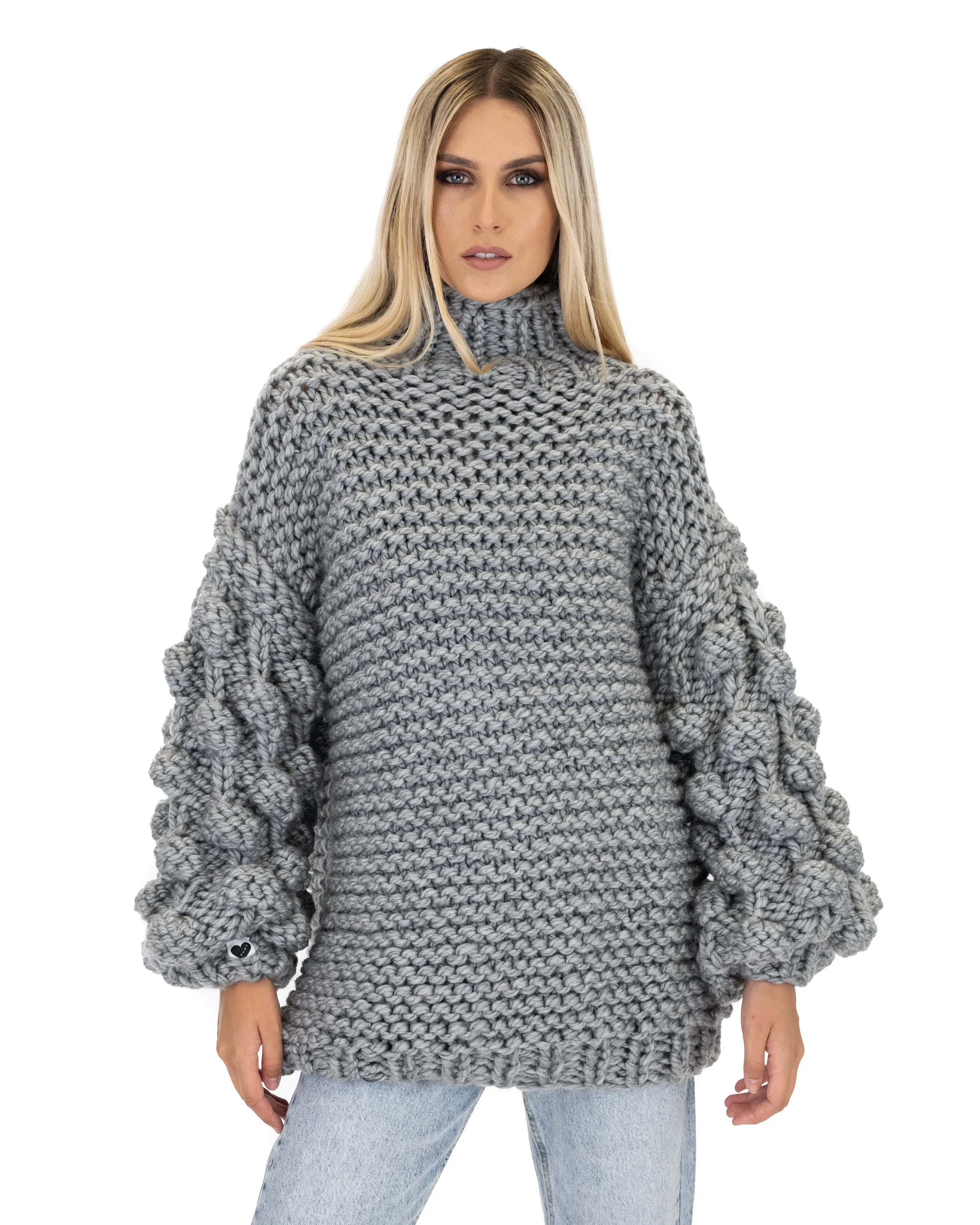 Bubble Sleeve Sweater