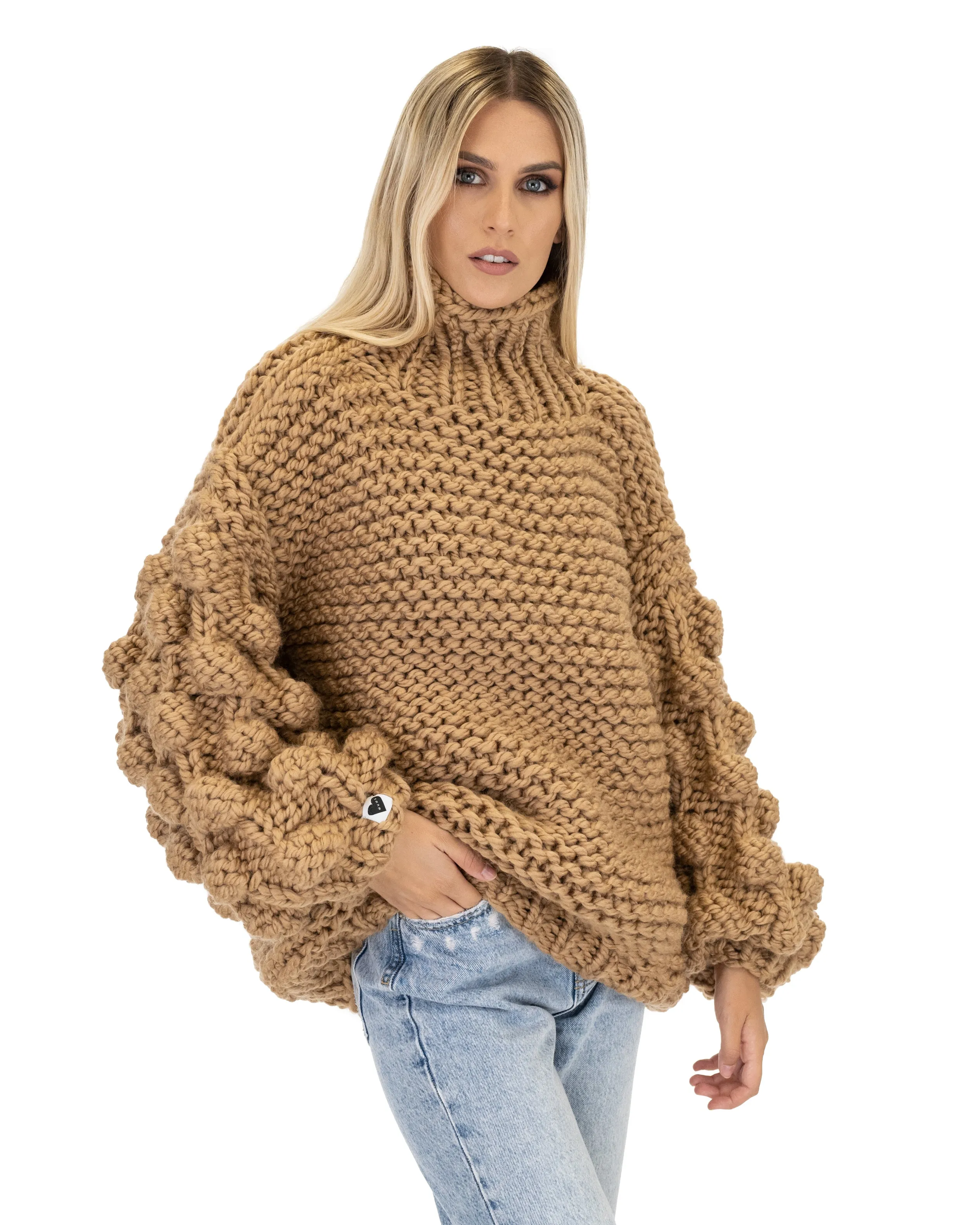 Bubble Sleeve Sweater