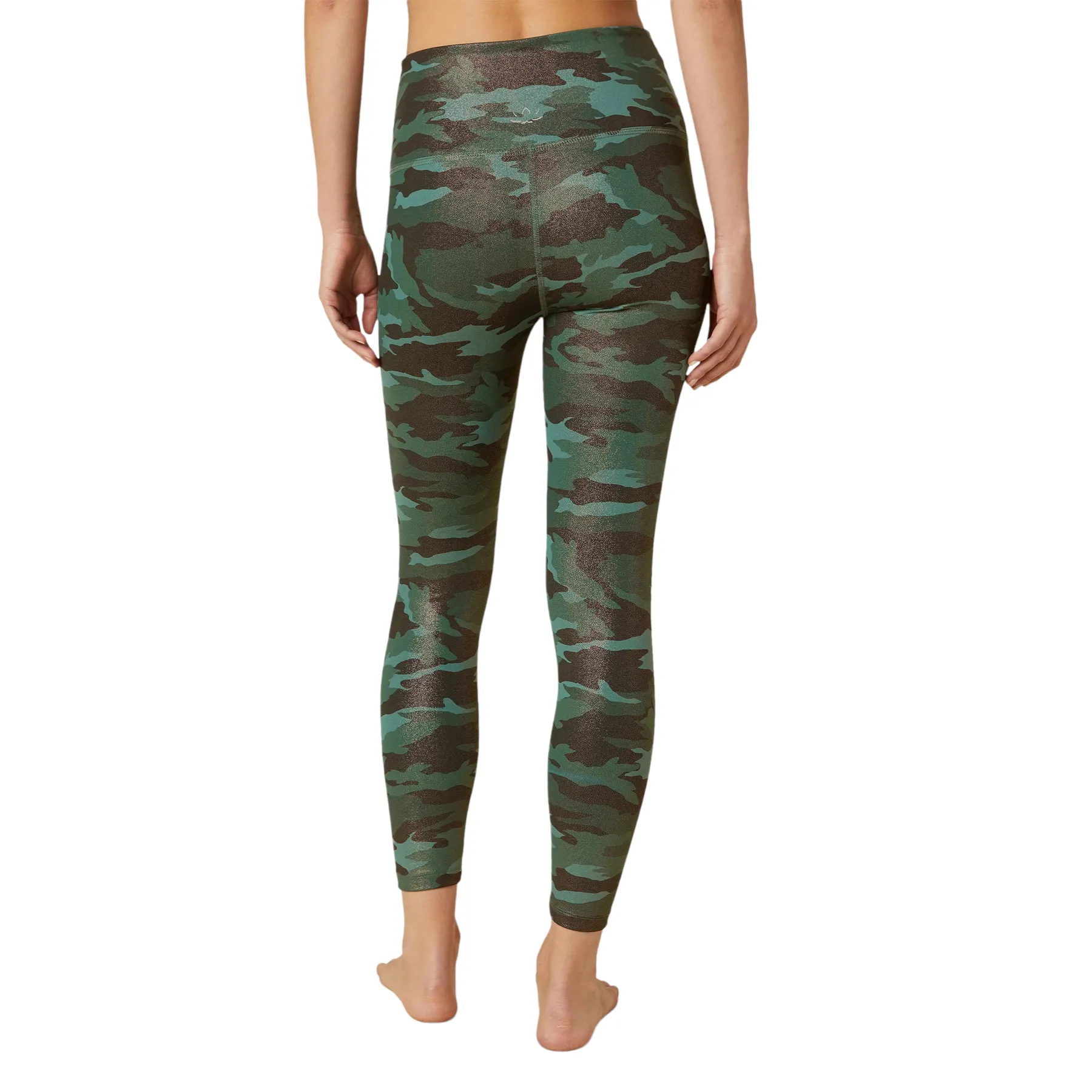 CAMO DUST POWERSHINE HIGH WAISTED MIDI LEGGING