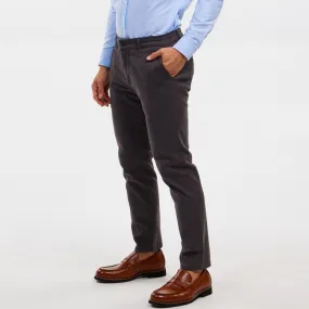 Charcoal Washed Stretch Chino