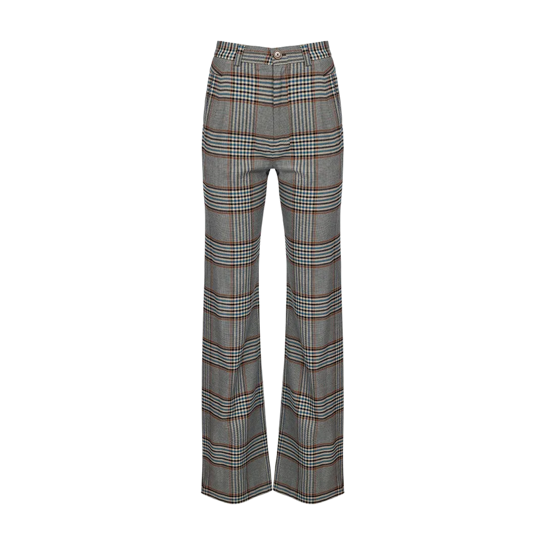 Checked Ray Trousers