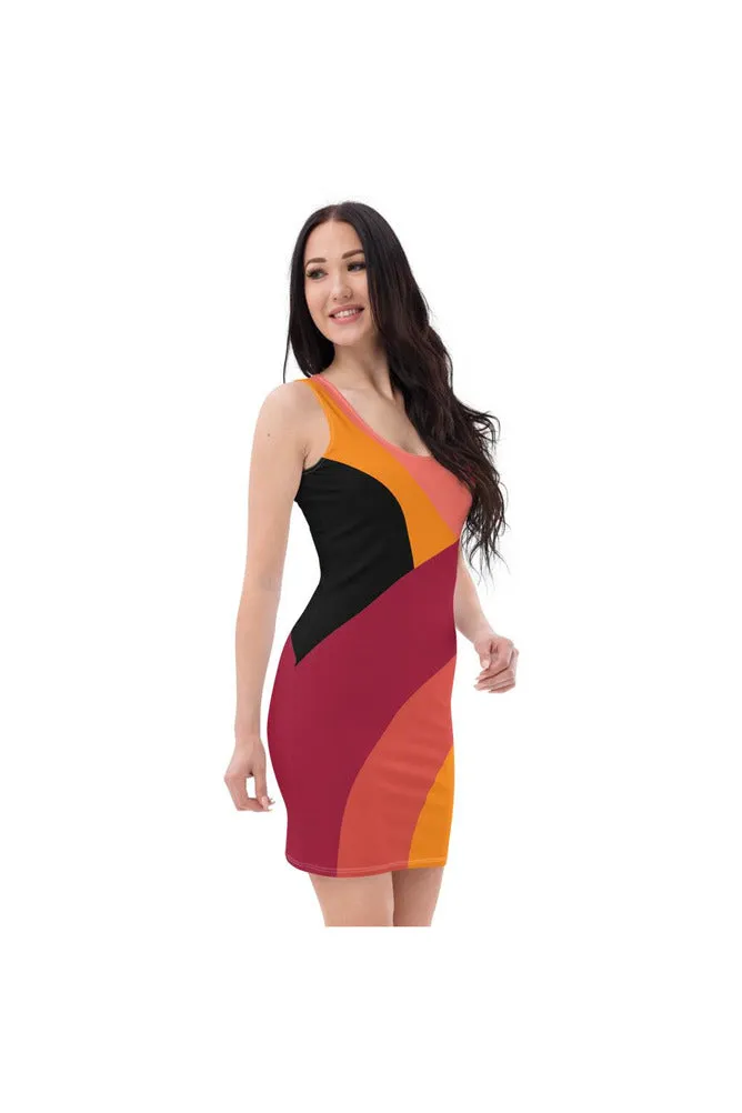 Eden Abstract Sublimation Cut & Sew Dress