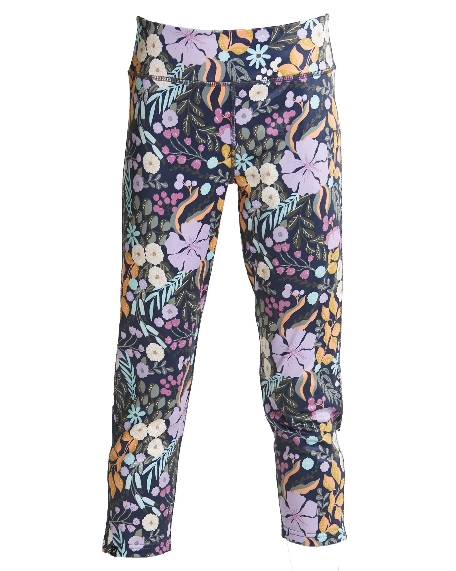 GIRLS FREYA 7/8 PANT - MULBERRY FLORAL