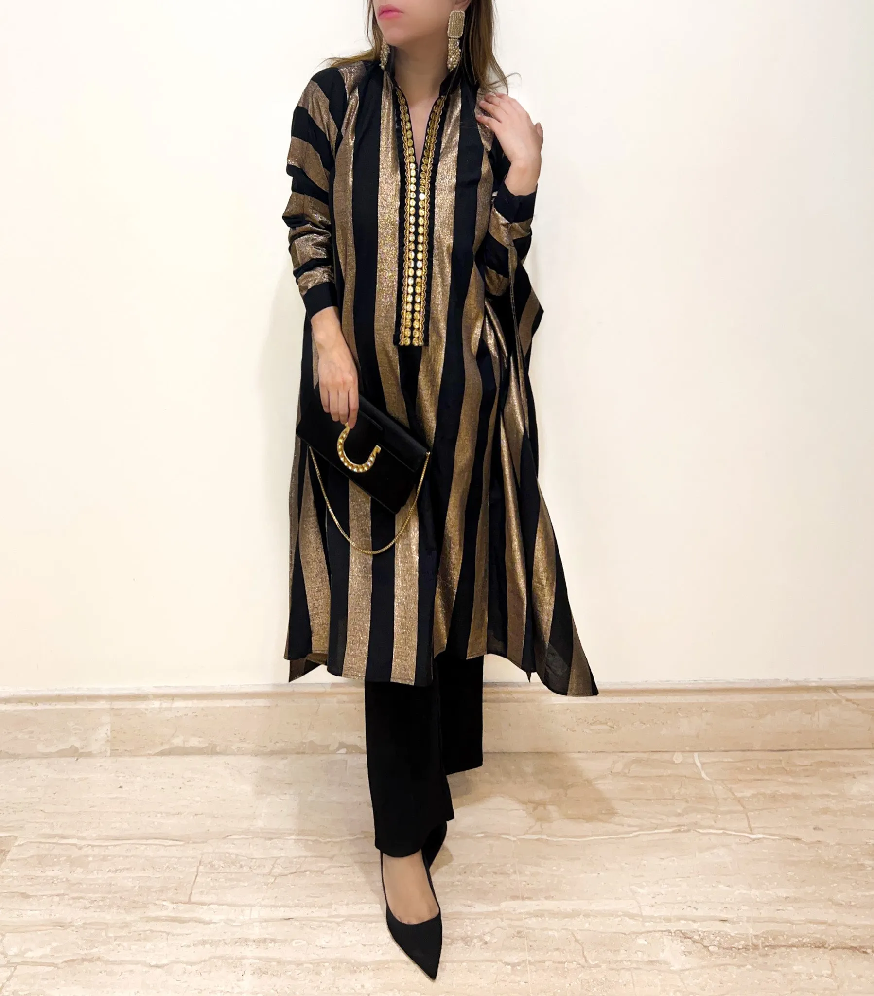 GLITZ | Metallic Kurta Set