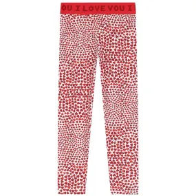 Hearts Print Leggings