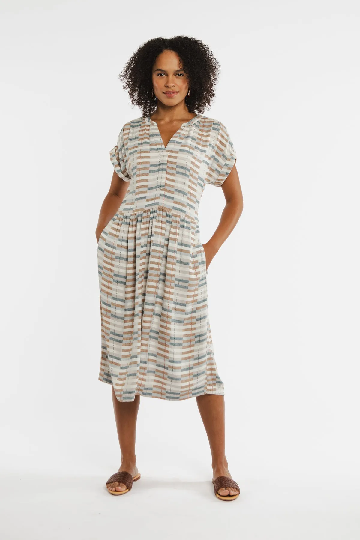 Ira Dress / Manzanita Stripe