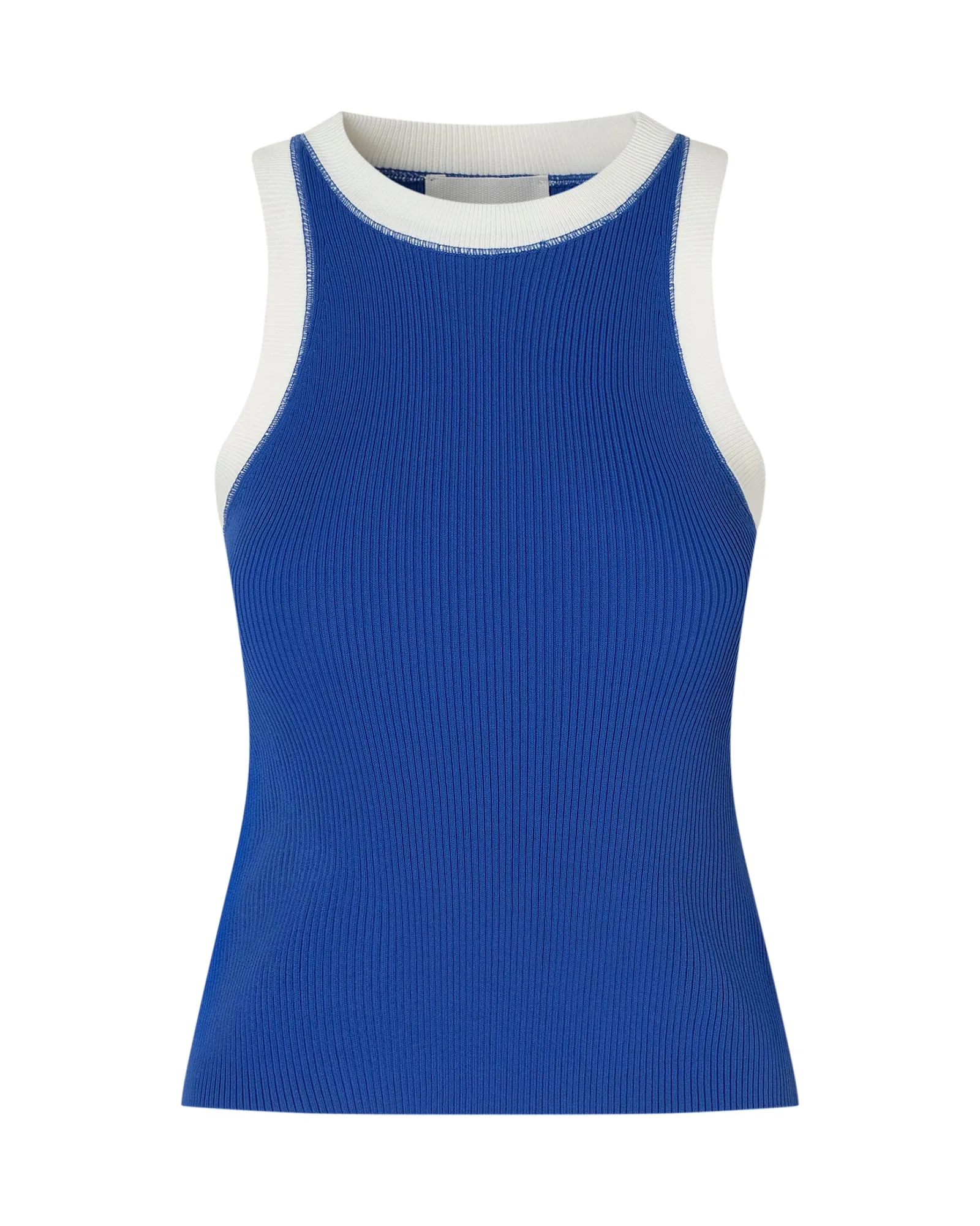 IRIS KNIT TANK - COBALT