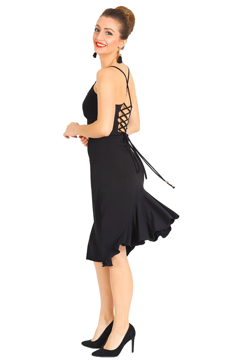 Lace-up Milonga Dress