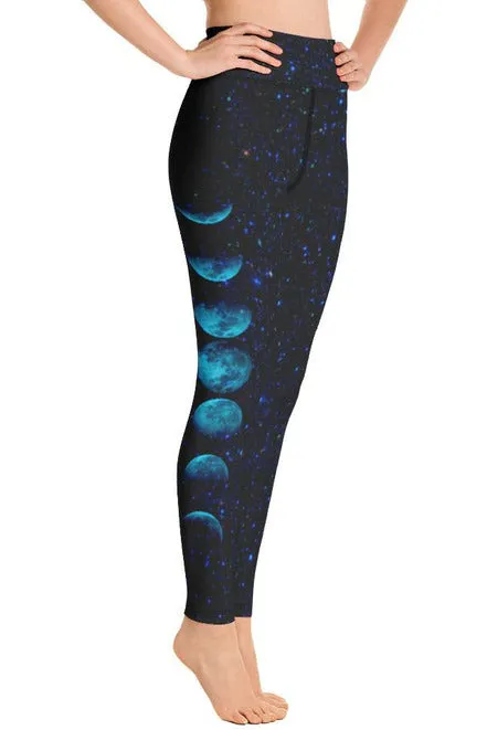 Lunar Phases Yoga Leggings