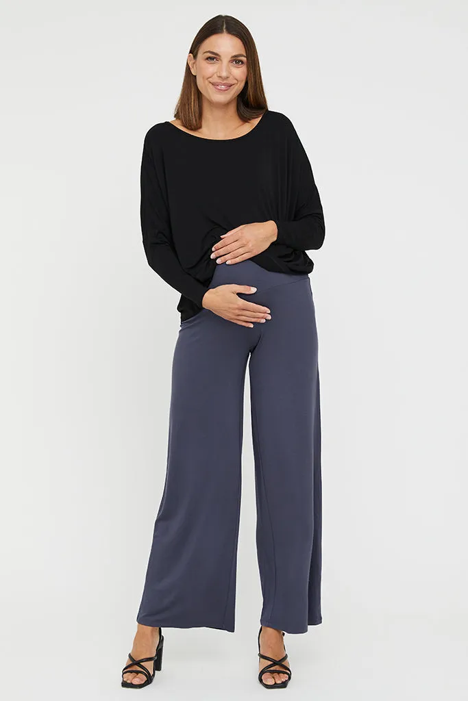 Luxe Wide Leg Pant - Storm