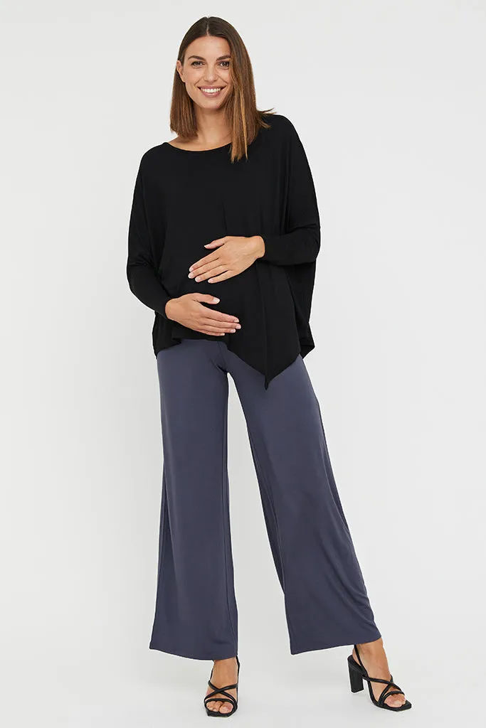 Luxe Wide Leg Pant - Storm