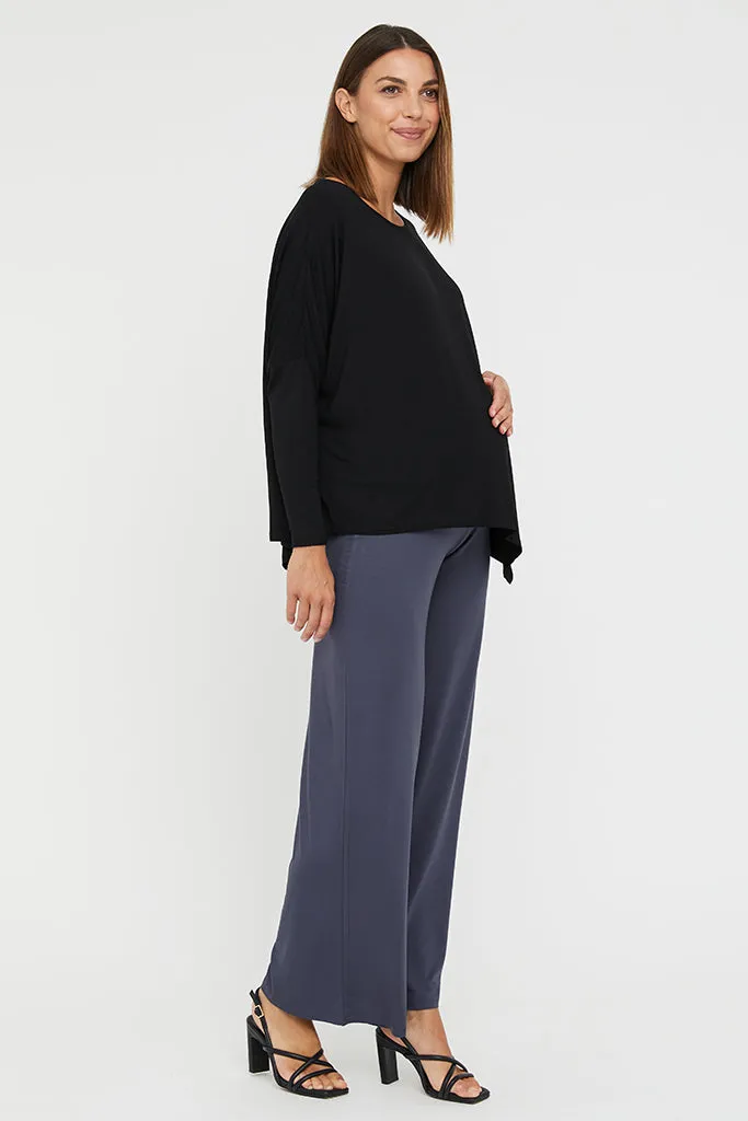 Luxe Wide Leg Pant - Storm