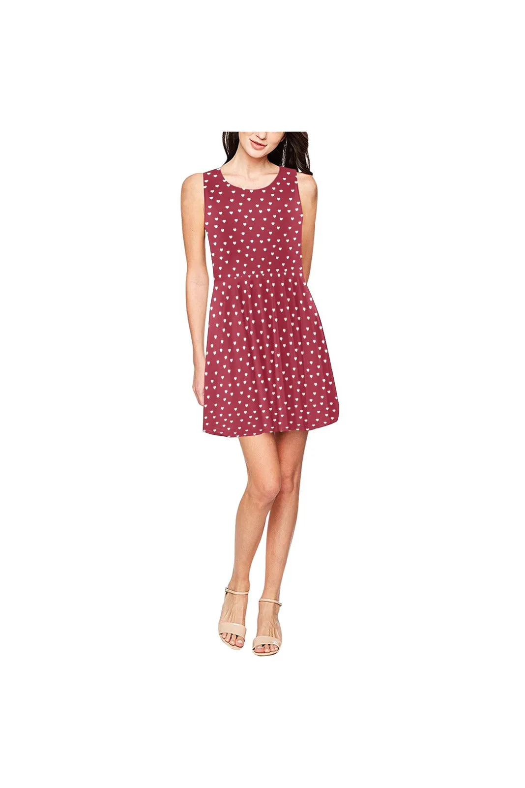 My Funky Valentine Thea Sleeveless Skater Dress