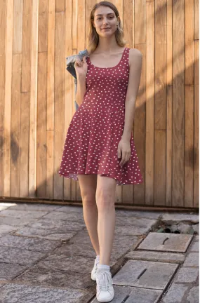 My Funky Valentine Thea Sleeveless Skater Dress