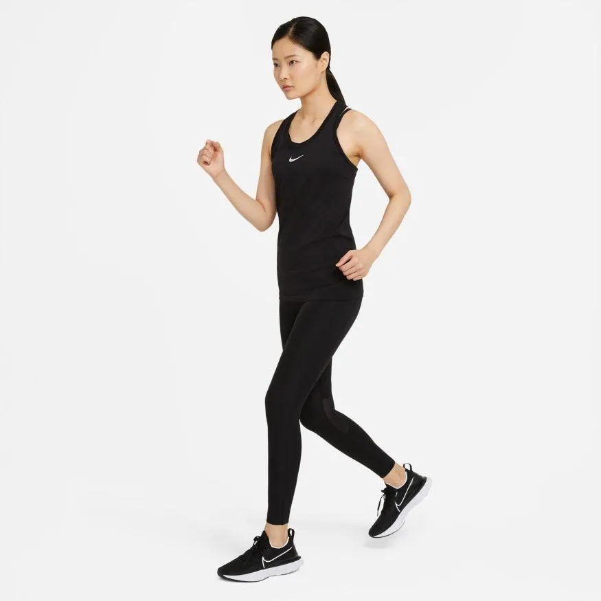 NIKE WOMEN'S EPIC FAST MID-RISE BLACK RUNNING TIGHTS