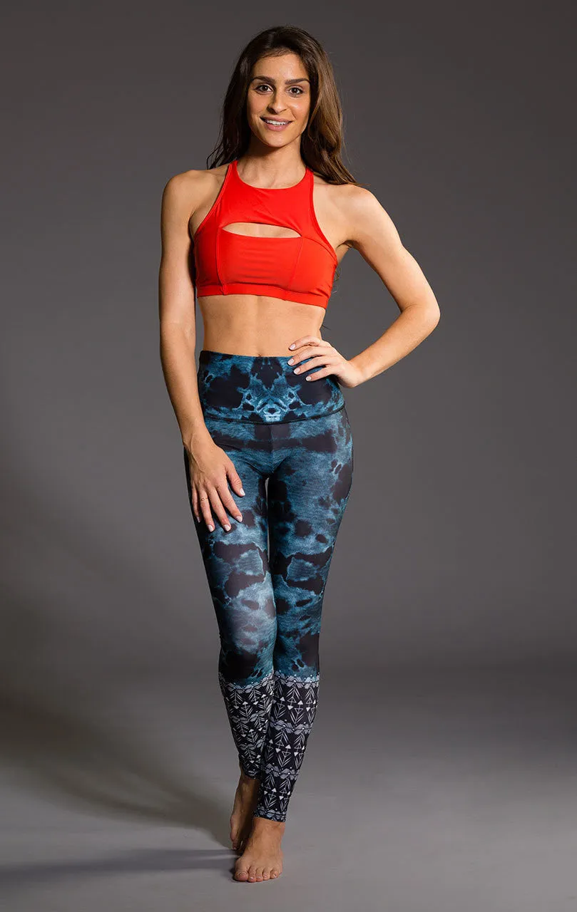 Onzie High Rise Graphic Legging Lucky Eye