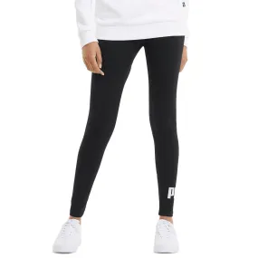 PUMA WOMEN'S ESSENTIAL LOGO BLACK TIGHTS