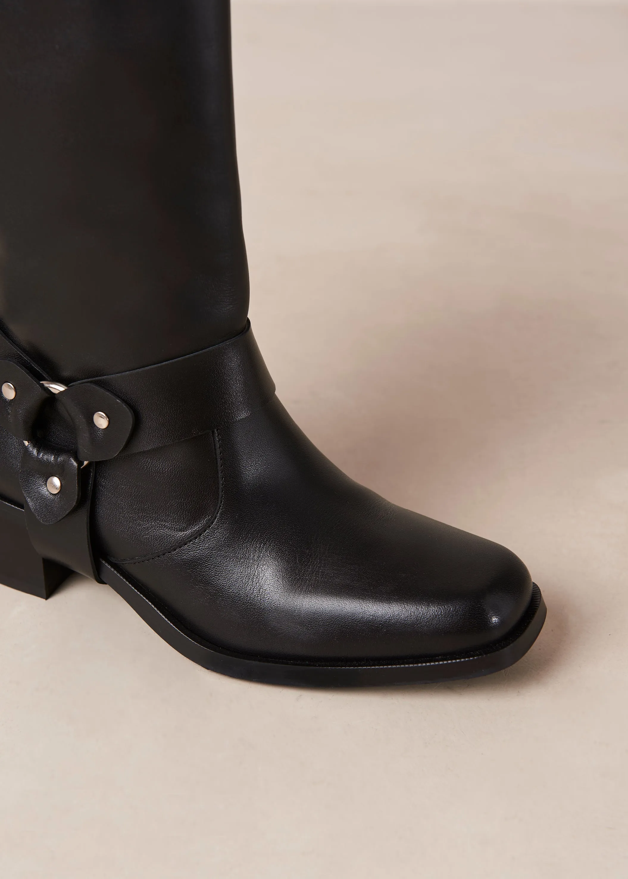 Rocky Black Leather Boots