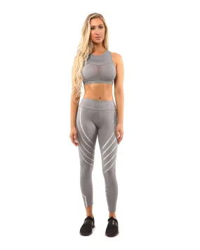 Savoy Active Laguna Set - Leggings & Sports Bra - Grey