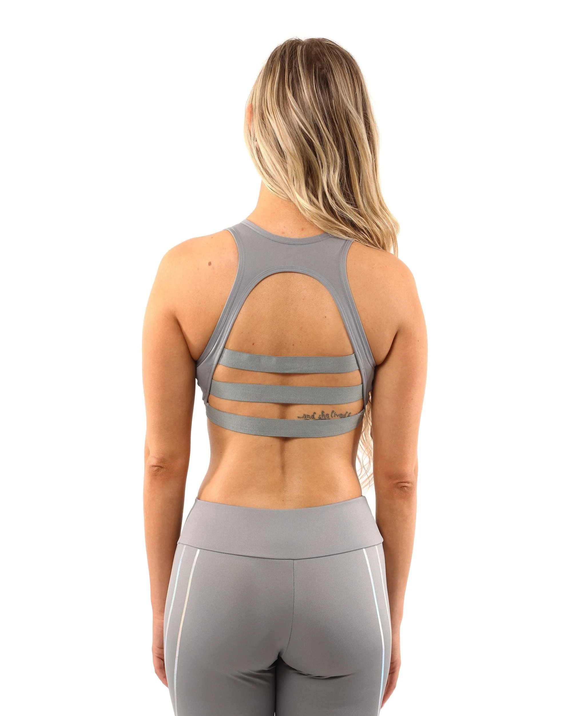 Savoy Active Laguna Set - Leggings & Sports Bra - Grey