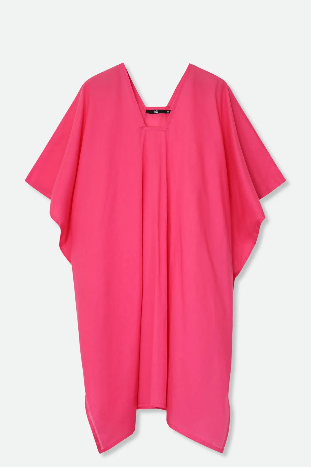 SIA KAFTAN IN ITALIAN COTTON VOILE IN FUCHSIA