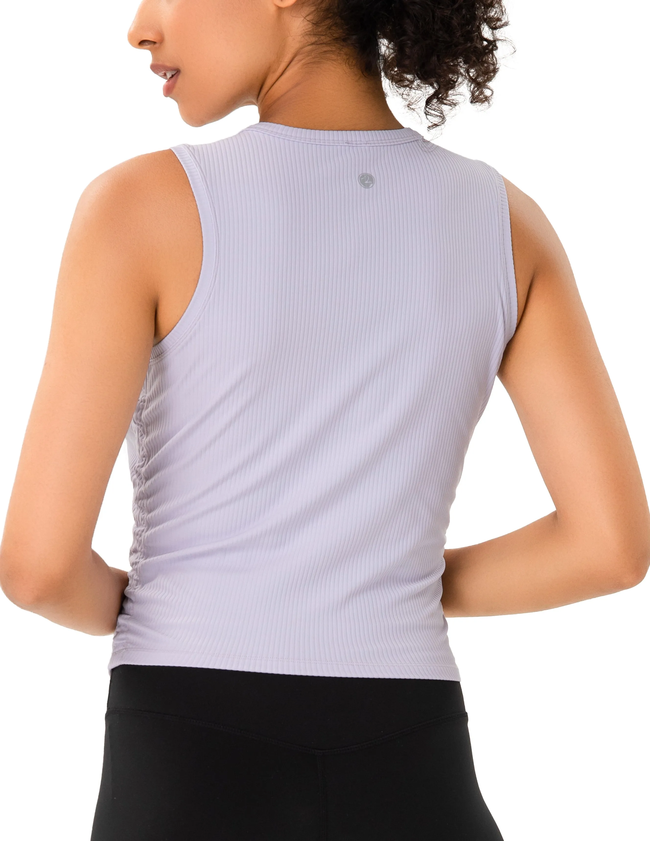 Sleeveless Crew Neck Workout Shirt