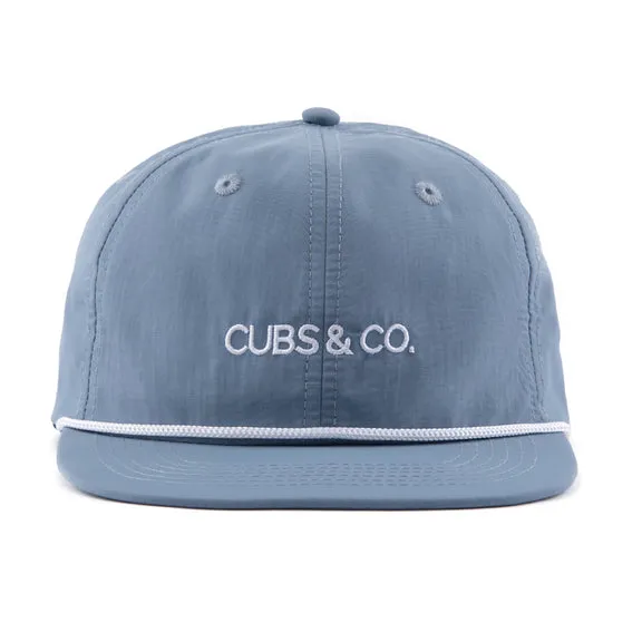 Snapback Hat - Quick Dry Nylon Blue (Kids-Adults)