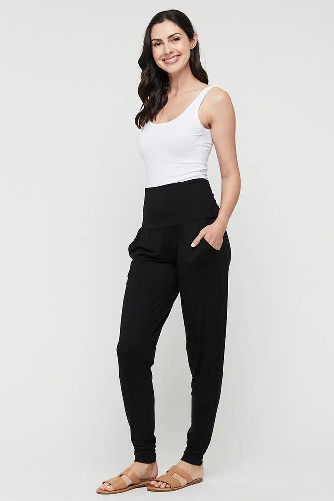 Softline Slouch Pants - Black