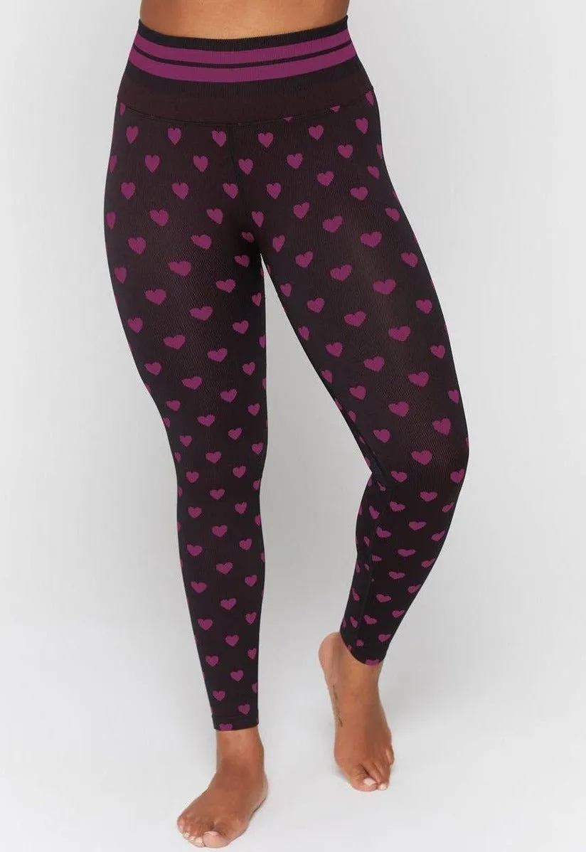 Spiritual Gangster Rosaline Love Sculpt Jacquard Seamless Leggings