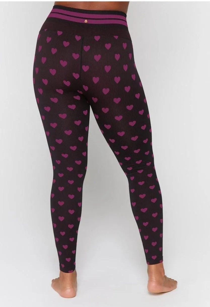 Spiritual Gangster Rosaline Love Sculpt Jacquard Seamless Leggings