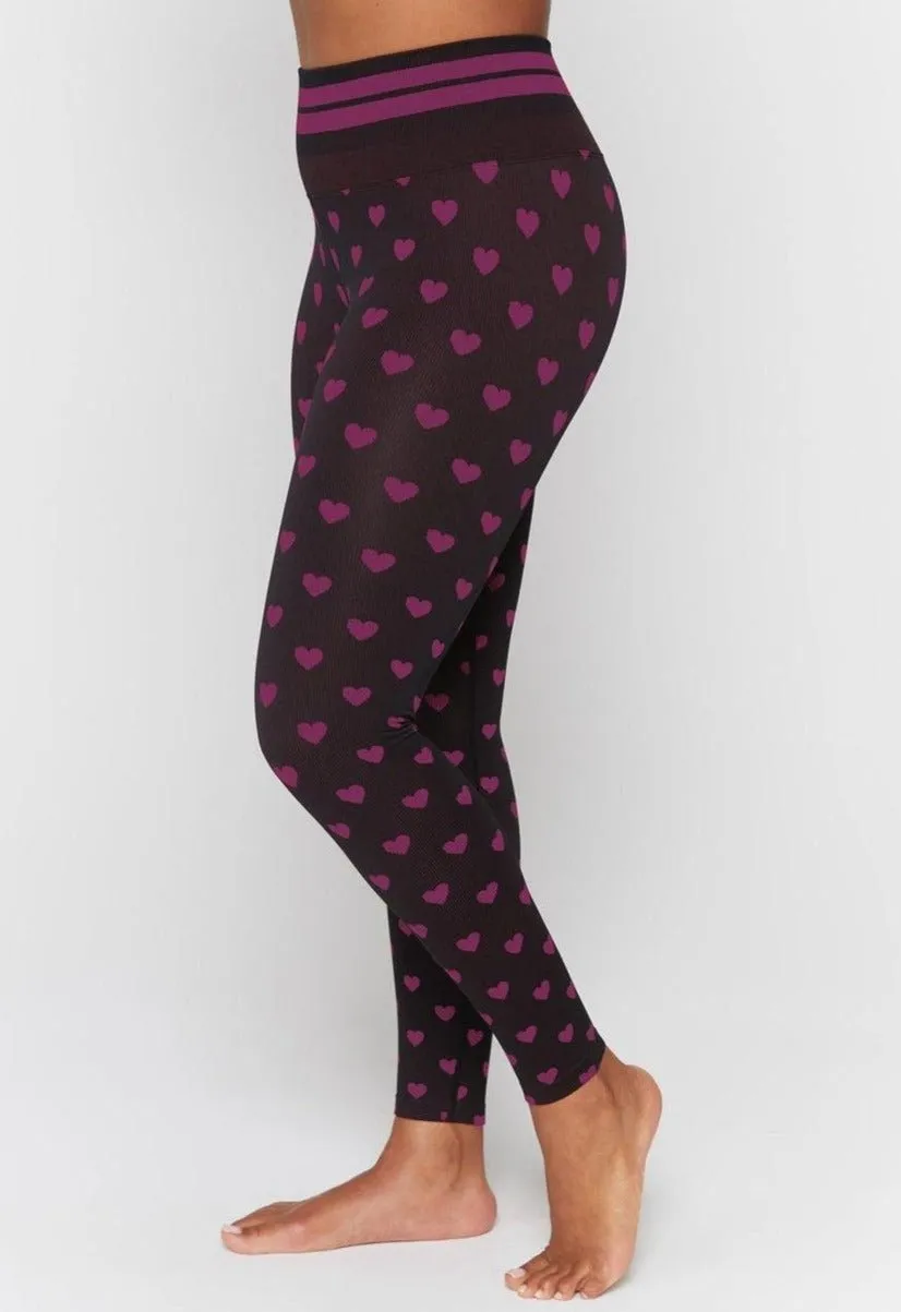 Spiritual Gangster Rosaline Love Sculpt Jacquard Seamless Leggings