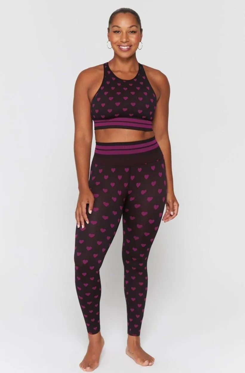 Spiritual Gangster Rosaline Love Sculpt Jacquard Seamless Leggings