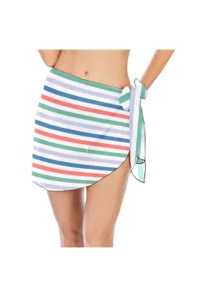 Striped Beach Sarong Wrap