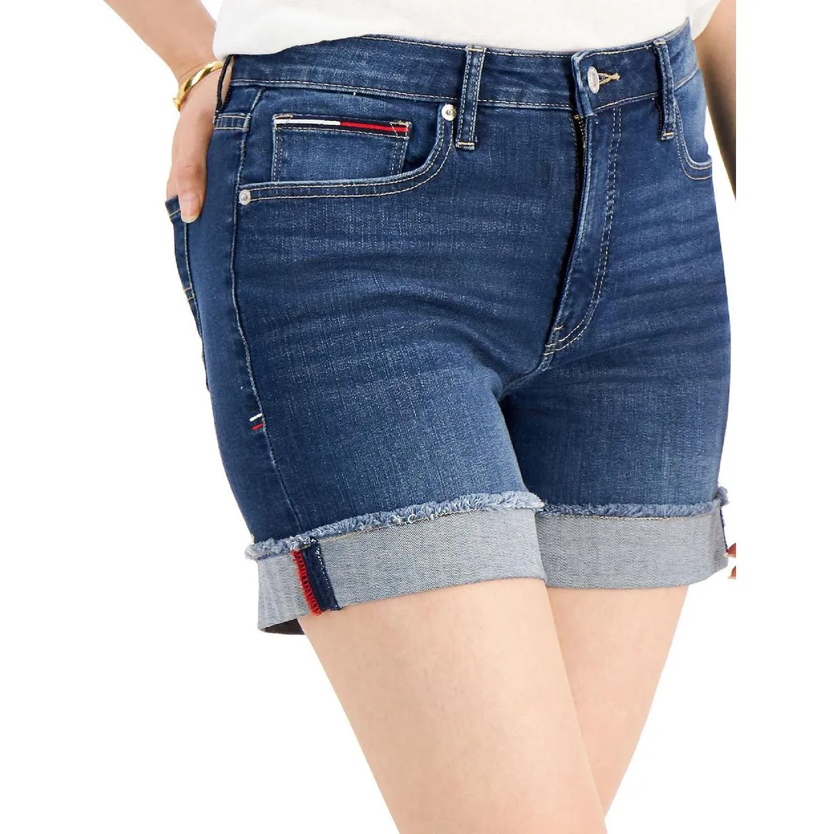 Tommy Jeans Womens   Denim Casual Denim Shorts