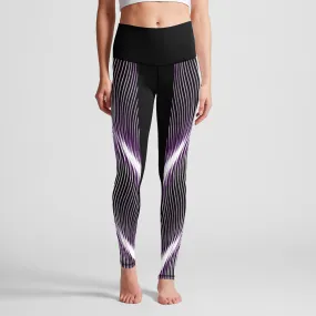 TRP Twisted Patterns 04: Weaved Metal Waves 01-01 Designer High Waist Leggings