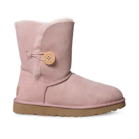 UGG Bailey Button II Pink Crystal Boots - Women's