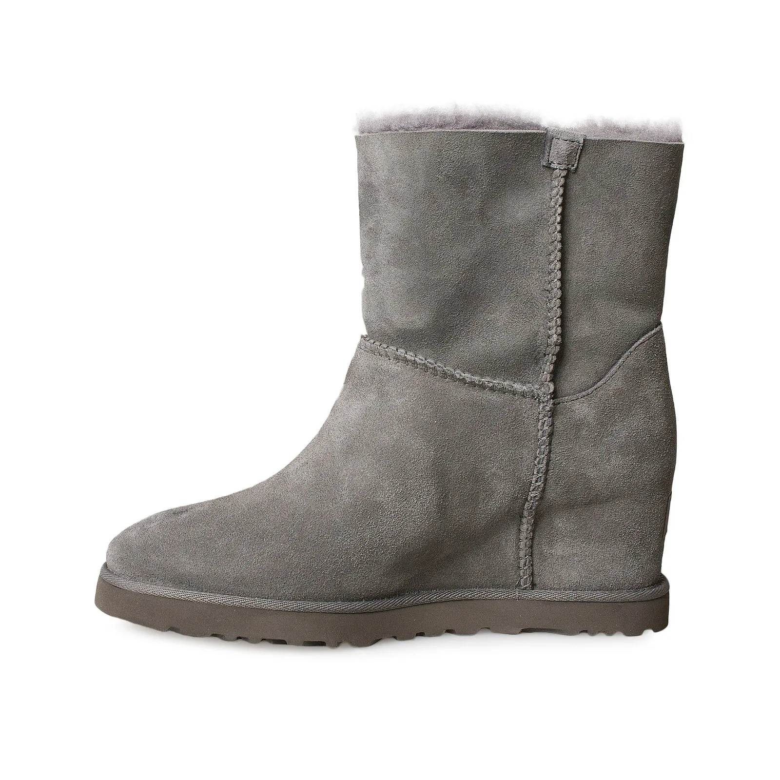 UGG Classic Femme Button Charcoal Boots - Women's