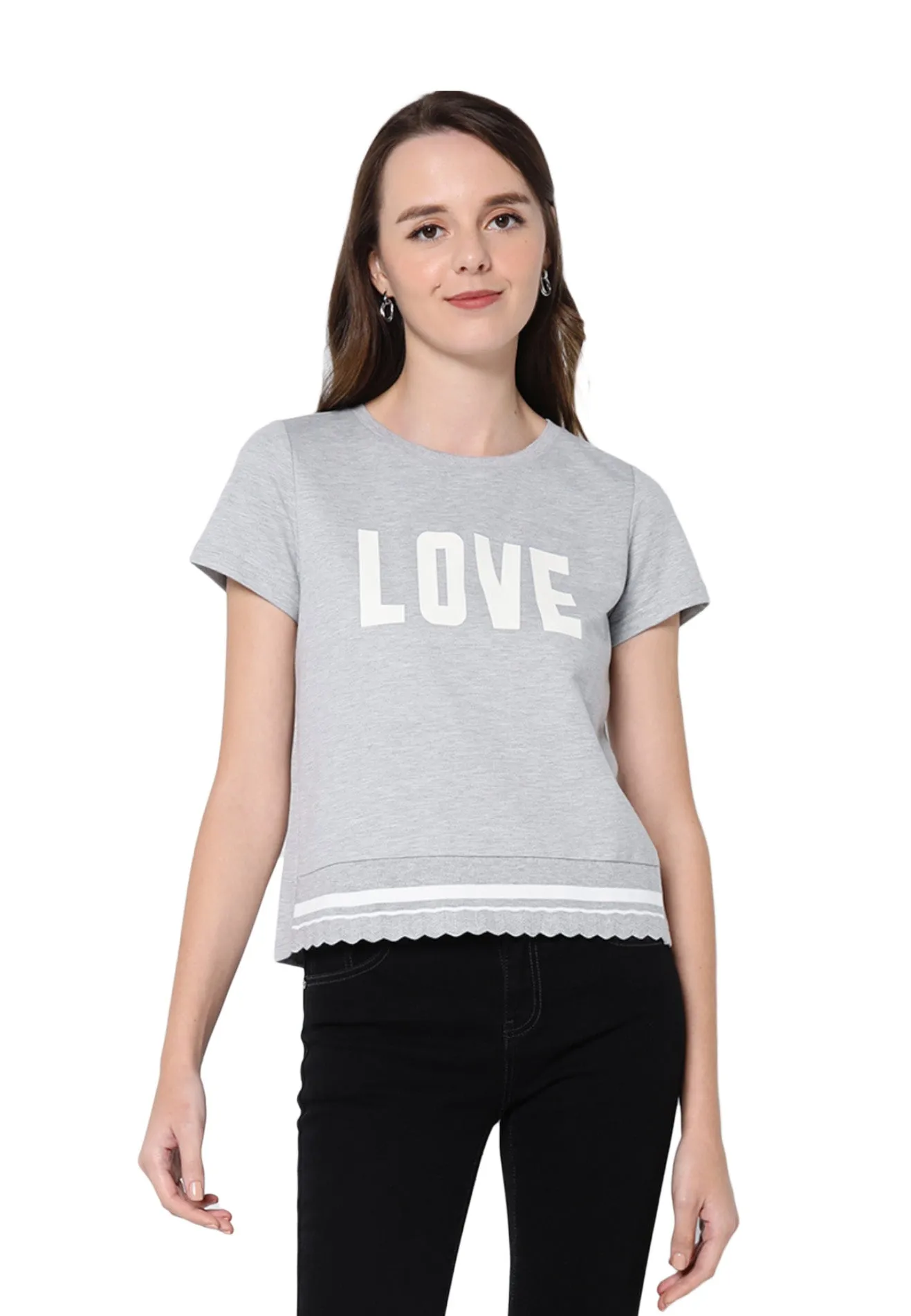 VOIR JEANS ''LOVE'' Short Sleeves Top