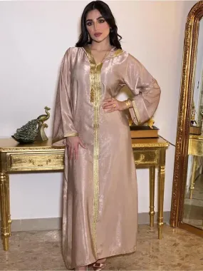 Women Ramadan Clothing Arabic Muslim Abaya Islamic Party Dress M S3263272