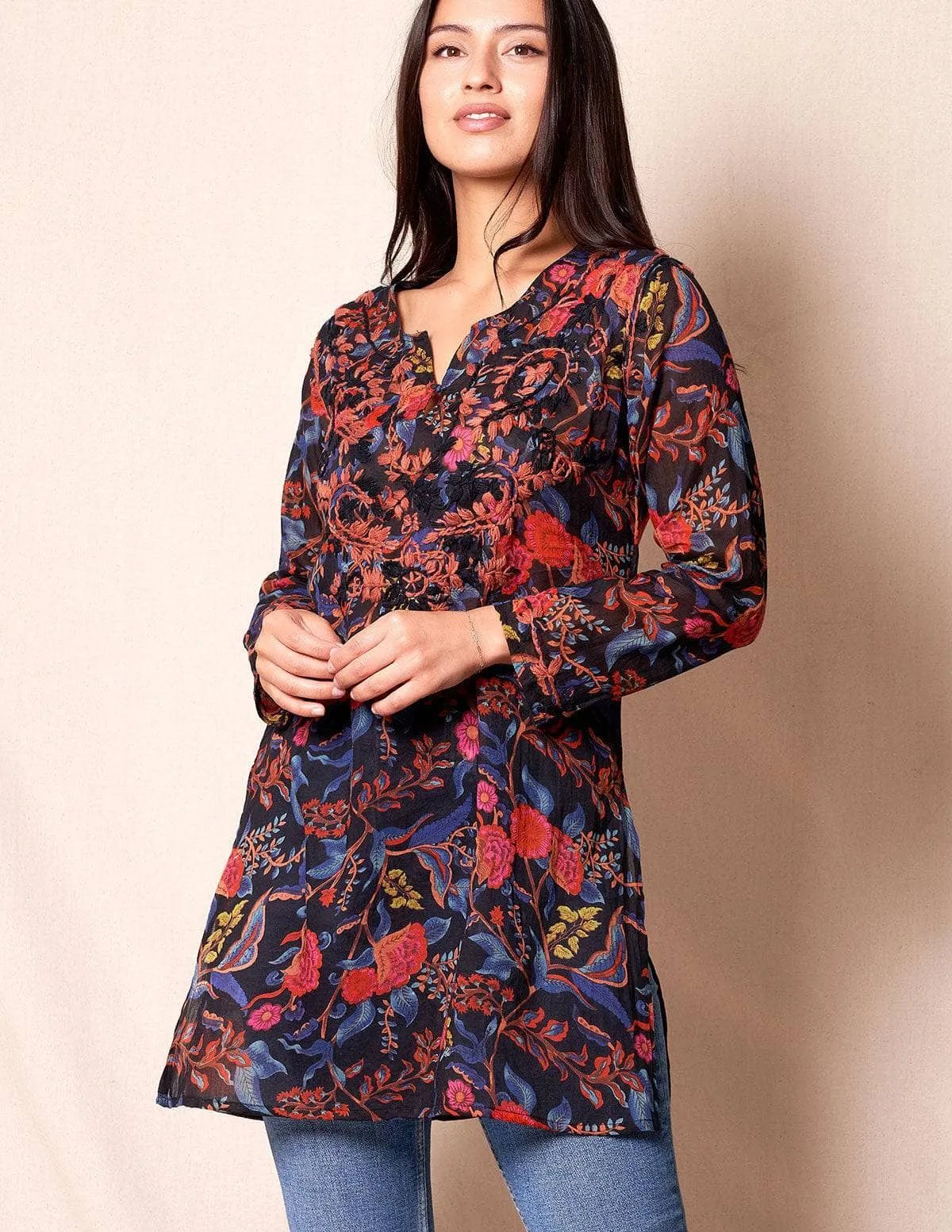 Zarah Tunic - Mystic Rose